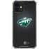NHL Minnesota Wild Black Background iPhone 12 Mini Clear Case
