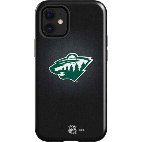 NHL Minnesota Wild Black Background iPhone 12 Mini Impact Case
