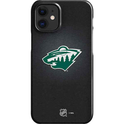 NHL Minnesota Wild Black Background iPhone 12 Mini Lite Case