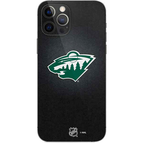 NHL Minnesota Wild Black Background iPhone 12 Pro Skin