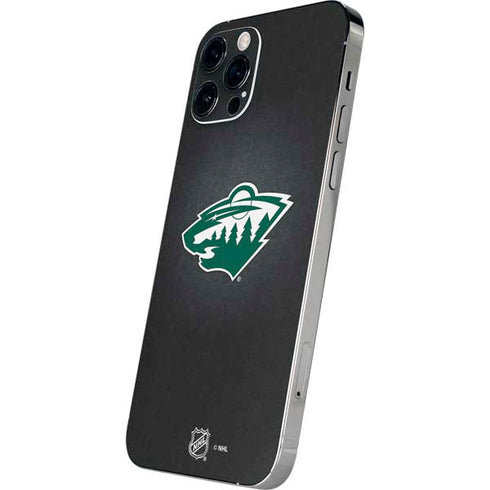 NHL Minnesota Wild Black Background iPhone 12 Pro Skin