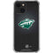 NHL Minnesota Wild Black Background iPhone 13 Clear Case