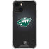 NHL Minnesota Wild Black Background iPhone 13 Clear Case
