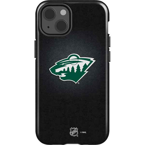 NHL Minnesota Wild Black Background iPhone 13 Impact Case