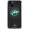 NHL Minnesota Wild Black Background iPhone 13 Mini Clear Case