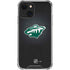 NHL Minnesota Wild Black Background iPhone 13 Mini Clear Case