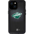 NHL Minnesota Wild Black Background iPhone 13 Mini Waterproof Case