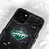 NHL Minnesota Wild Black Background iPhone 13 Mini Waterproof Case