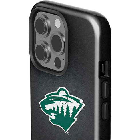 NHL Minnesota Wild Black Background iPhone 13 Pro Impact Case
