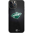 NHL Minnesota Wild Black Background iPhone 13 Pro Max Skin