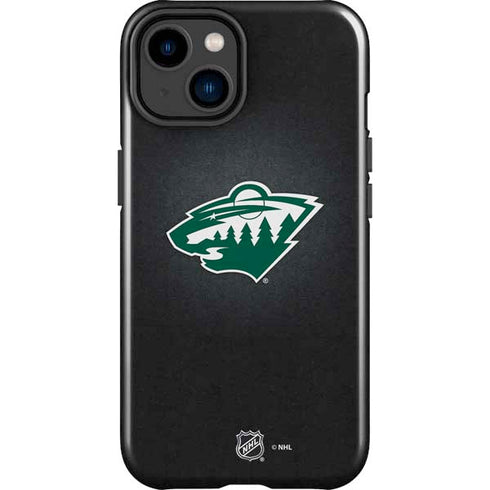 NHL Minnesota Wild Black Background iPhone 15 Plus Impact Case