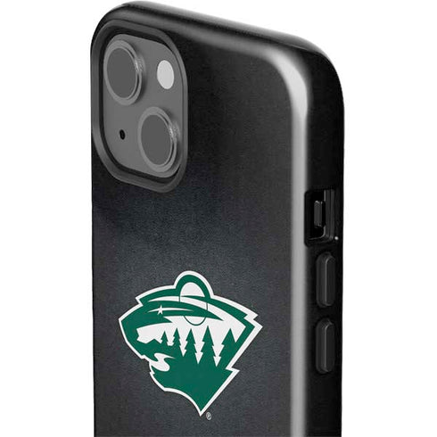 NHL Minnesota Wild Black Background iPhone 15 Plus Impact Case