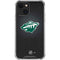 NHL Minnesota Wild Black Background iPhone 14 Plus Clear Case