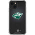 NHL Minnesota Wild Black Background iPhone 14 Plus Clear Case