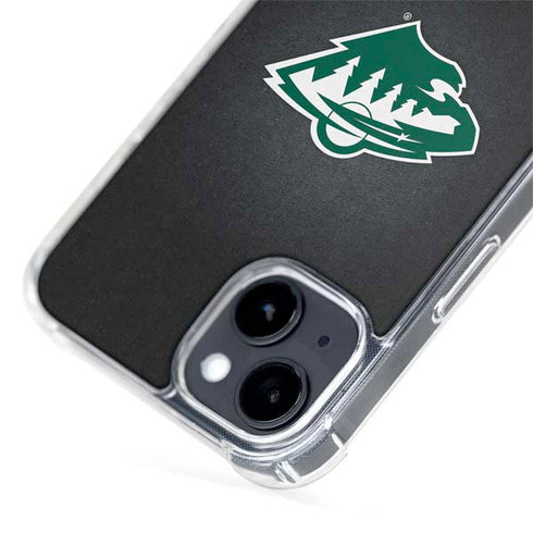 NHL Minnesota Wild Black Background iPhone 15 Plus MagSafe Case