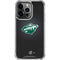 NHL Minnesota Wild Black Background iPhone 15 Pro Clear Case