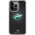 NHL Minnesota Wild Black Background iPhone 14 Pro Clear Case
