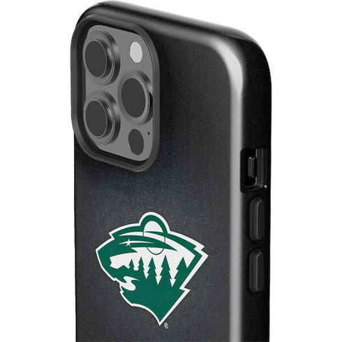 NHL Minnesota Wild Black Background iPhone 15 Pro Max Impact Case