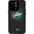 NHL Minnesota Wild Black Background iPhone 14 Pro Waterproof Case