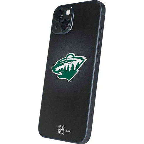 NHL Minnesota Wild Black Background iPhone 14 Skin