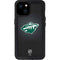 NHL Minnesota Wild Black Background iPhone 15 Plus Waterproof Case