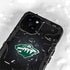 NHL Minnesota Wild Black Background iPhone 15 Plus Waterproof Case