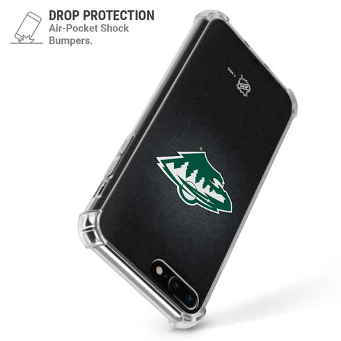 NHL Minnesota Wild Black Background iPhone 7/8 Plus Clear Case