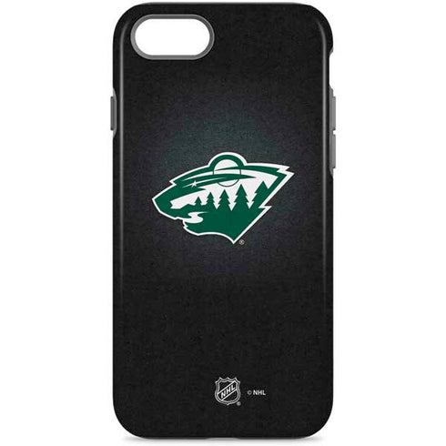 NHL Minnesota Wild Black Background iPhone 8 Pro Case