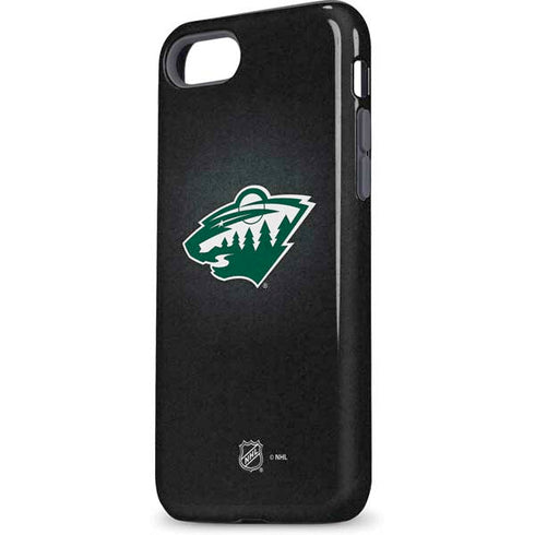 NHL Minnesota Wild Black Background iPhone 8 Pro Case