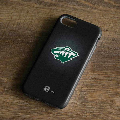 NHL Minnesota Wild Black Background iPhone 8 Pro Case