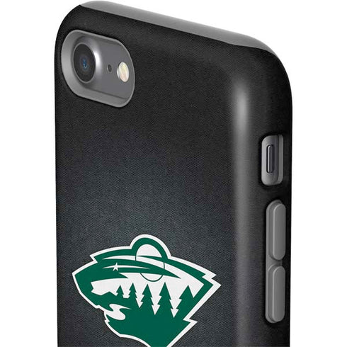 NHL Minnesota Wild Black Background iPhone SE (2nd & 3rd Gen) Pro Case