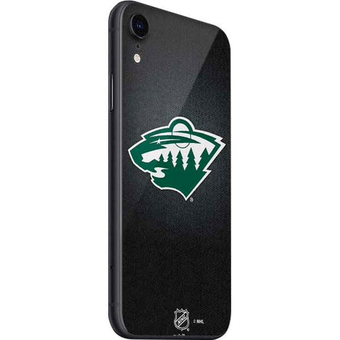 NHL Minnesota Wild Black Background iPhone SE (2nd & 3rd Gen) Skin