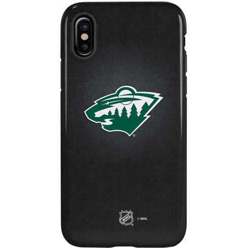 NHL Minnesota Wild Black Background iPhone X Pro Case
