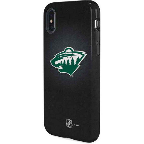 NHL Minnesota Wild Black Background iPhone X Pro Case