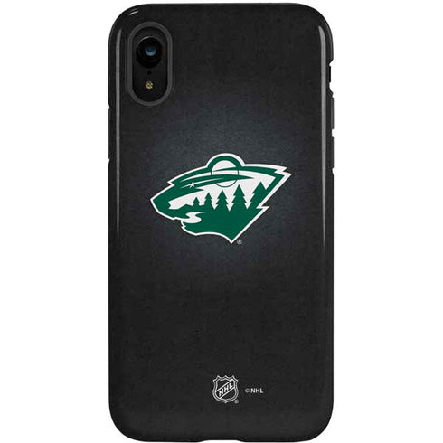 NHL Minnesota Wild Black Background iPhone XR Pro Case