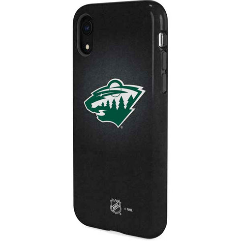 NHL Minnesota Wild Black Background iPhone XR Pro Case