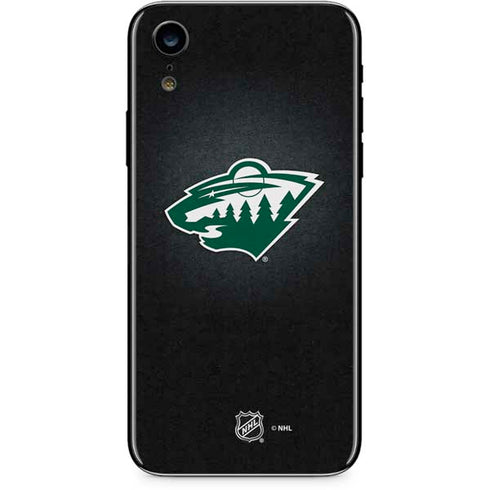 NHL Minnesota Wild Black Background iPhone XR Skin