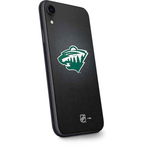 NHL Minnesota Wild Black Background iPhone XR Skin