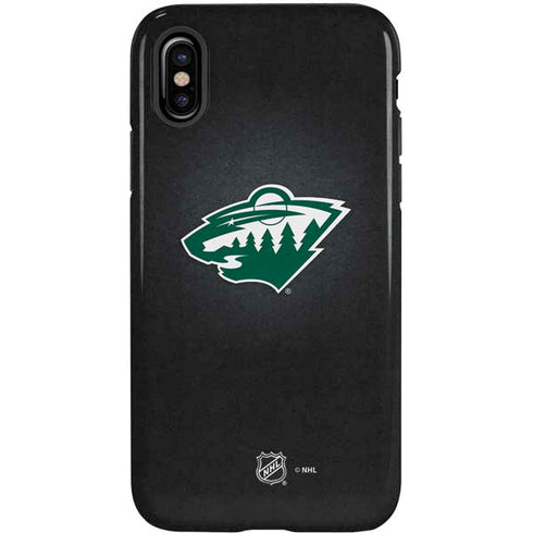 NHL Minnesota Wild Black Background iPhone XS Pro Case