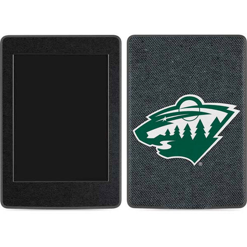 NHL Minnesota Wild Black Background Amazon Kindle Skin