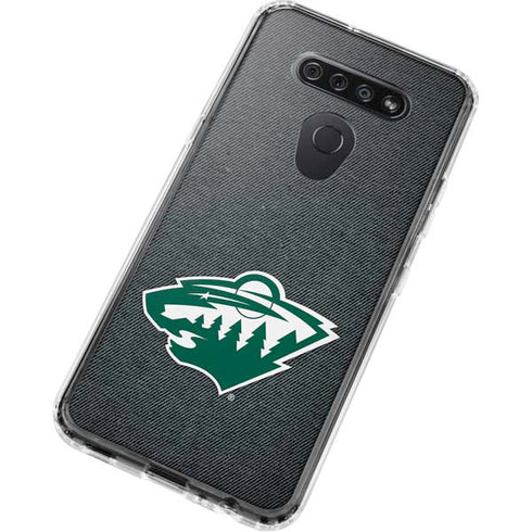 NHL Minnesota Wild Black Background LG K51/Q51 Clear Case