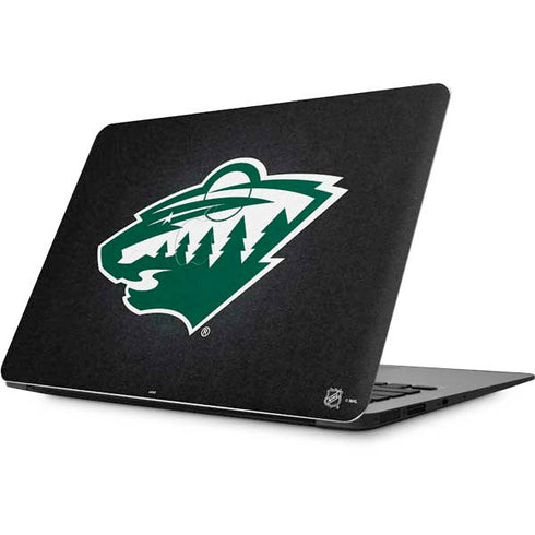 NHL Minnesota Wild Black Background Apple MacBook Skin