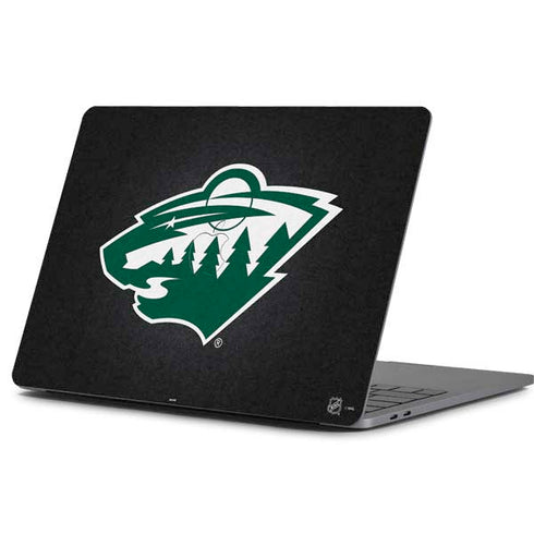 NHL Minnesota Wild Black Background Apple MacBook Pro 13-inch Skin