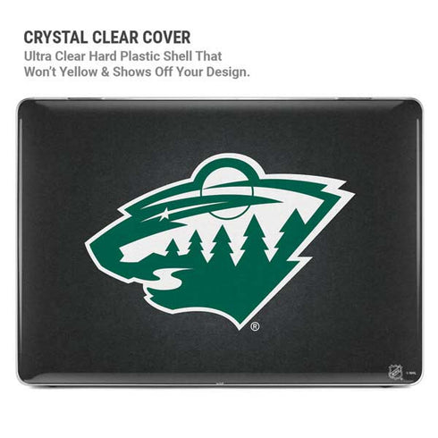 NHL Minnesota Wild Black Background MacBook Pro 16in (2021-25) Case plus Skin