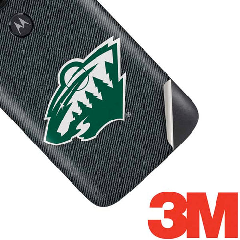 NHL Minnesota Wild Black Background Moto E5 Play Skin