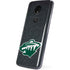 NHL Minnesota Wild Black Background Moto E5 Plus Skin