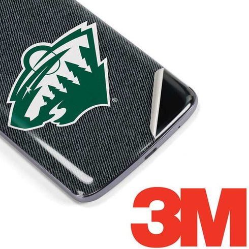 NHL Minnesota Wild Black Background Moto E5 Plus Skin