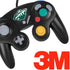 NHL Minnesota Wild Black Background Nintendo GameCube Controller Skin