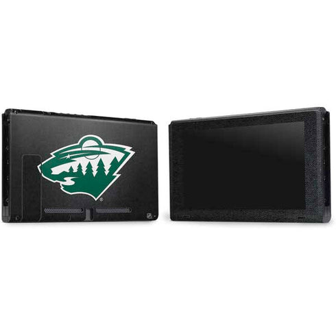 NHL Minnesota Wild Black Background Nintendo Switch Bundle Skin