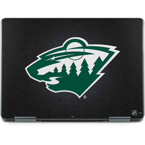 NHL Minnesota Wild Black Background Notebook 9 Pro 13in (2017) Skin
